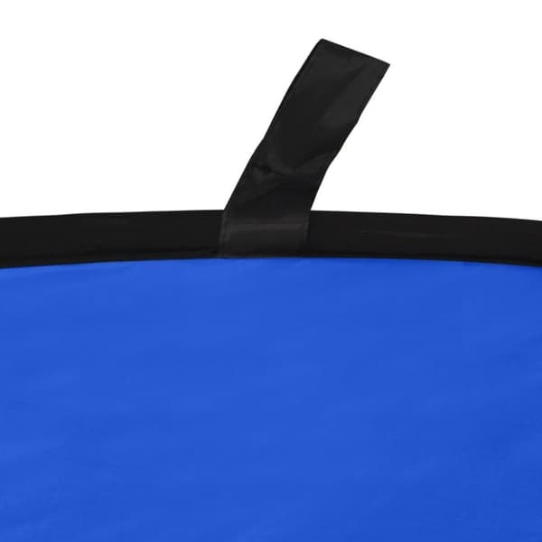 vidaXL 2-i-1 Studiobakgrunn oval grønn og blå 200x150 cm