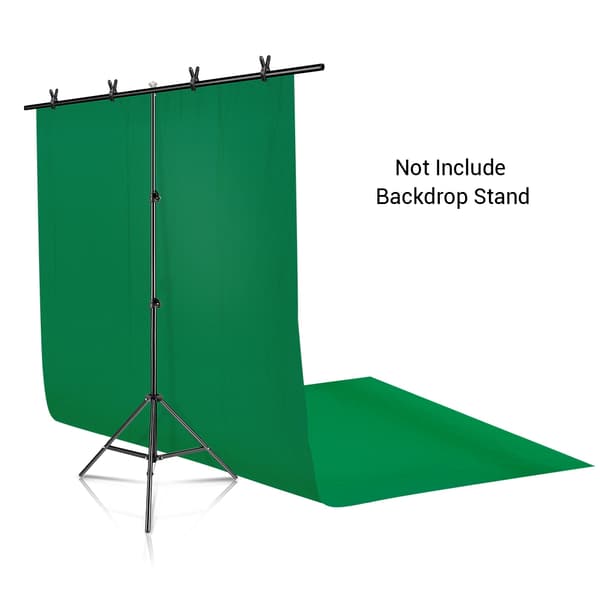 Grön Skärm Kromakey Bakgrund - Bomullsmuslin Tyg för Fotostudio och Videoproduktion