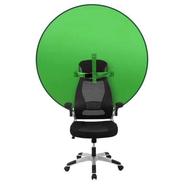 Streaming- och vloggningspaket - Bigben - Grön bakgrund och ringljus - 3 ljusstyrkanivåer