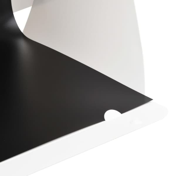 foldbar lyskasse til fotostudie 40 x 34 x 37 cm plastik hvid