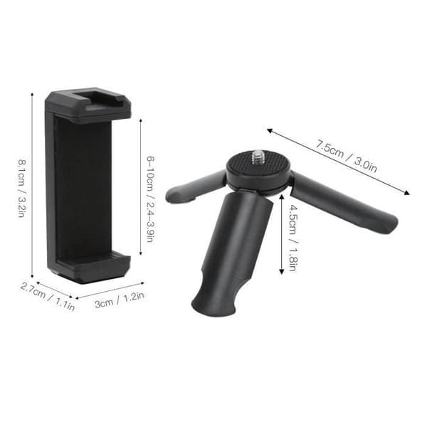Garosa Vlogging Studio Kit med kamera Professionell Smartphone Vlogg Shooting Kit med mikrofonljus
