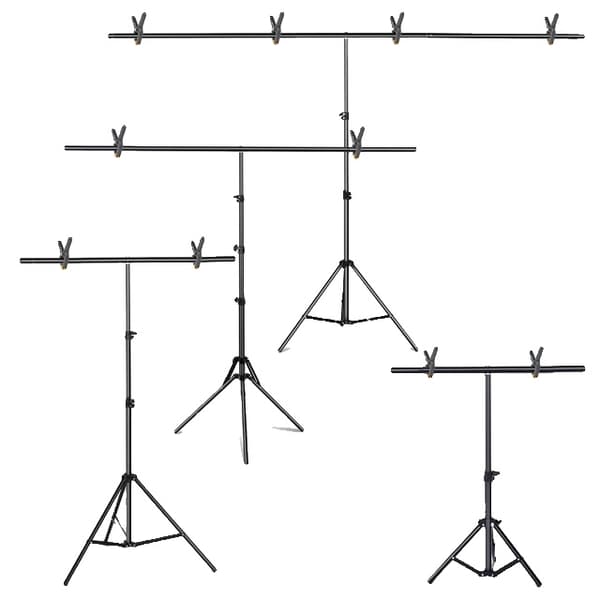 Bakgrundsställ, T-formad design, flera storlekar, 200x200CM, Ny Bakgrundsställning 200x200CM