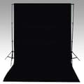 Miniatyrbillede 5 af 5: vidaXL fotobaggrund i bomuld sort 600 x 300 cm -  Baggrunde