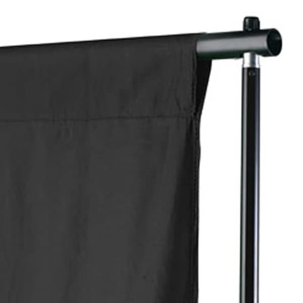 vidaXL Fotobakgrund bomull svart 300x300 cm -  Bakgrunder