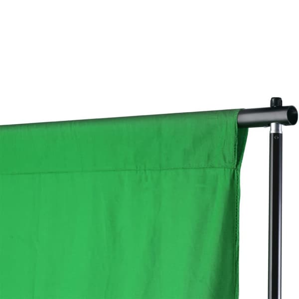 vidaXL Stativ och fotobakgrund 600x300 cm grön -  Bakgrunder