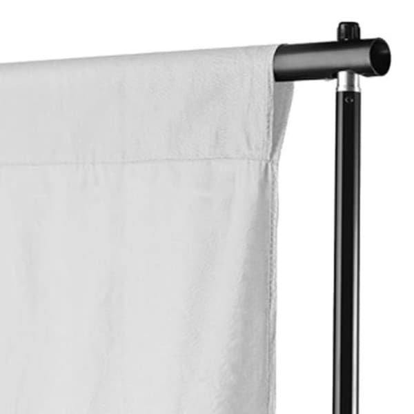 vidaXL Fotobakgrund bomull vit 600x300 cm -  Bakgrunder