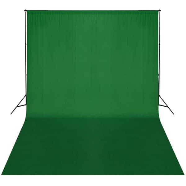 Baggrunde - Living stativsystem til fotobaggrund 300 x 300 cm grøn