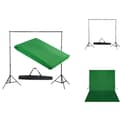 Miniatyrbillede 1 af 4: Baggrunde - Living stativsystem til fotobaggrund 300 x 300 cm grøn