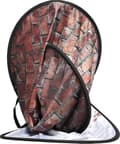 Miniatyrbilde 3 av 4: Manfrotto background Urban Collapsible 1.5x2.1m, classic red/distressed white brick (LB5706)
