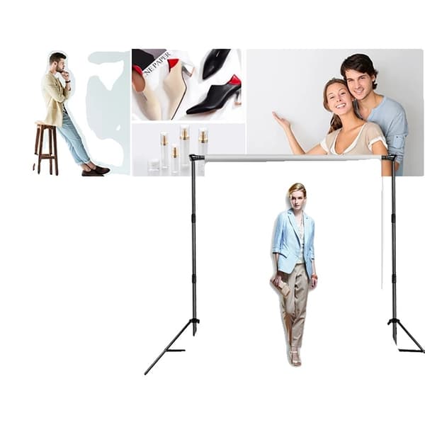 Fotograferingsbaggrundsstof, grøn baggrund, polyester materiale, kun baggrundsstof, 3000x3000
