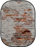 Miniatyrbild 3 av 6: Manfrotto background Urban Collapsible 1.5x2.1m, rusty metal / plaster wall (LL 5713)