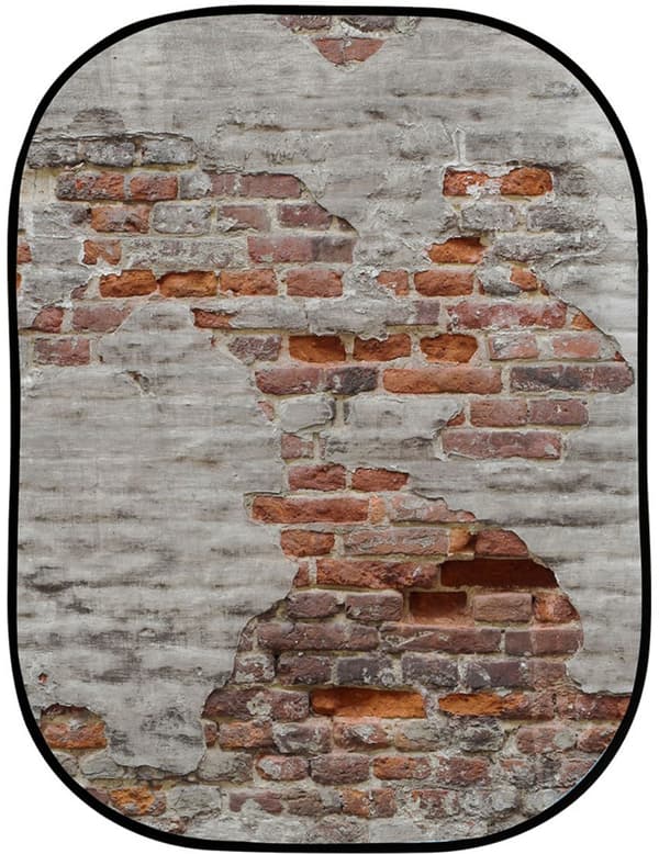 Manfrotto background Urban Collapsible 1.5x2.1m, rusty metal / plaster wall (LL 5713)