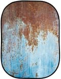 Miniatyrbild 2 av 6: Manfrotto background Urban Collapsible 1.5x2.1m, rusty metal / plaster wall (LL 5713)