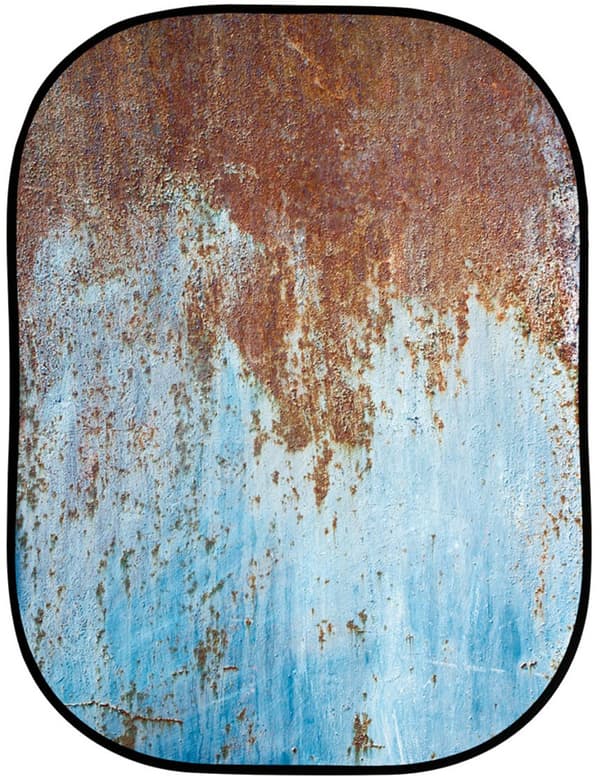 Manfrotto background Urban Collapsible 1.5x2.1m, rusty metal / plaster wall (LL 5713)
