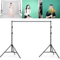 Miniatyrbillede 2 af 4: Fotostudiobaggrundsstativ 200x200 cm med justerbar højde