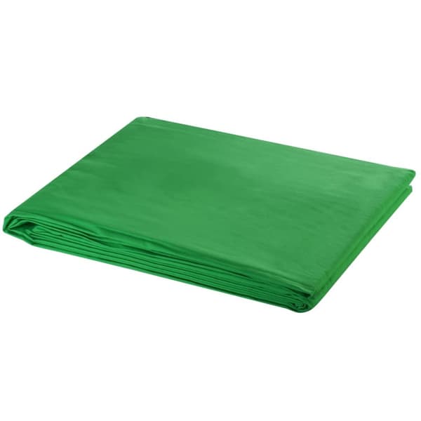 Fotobakgrund utan stativ bomull grön 300x300 cm chroma key