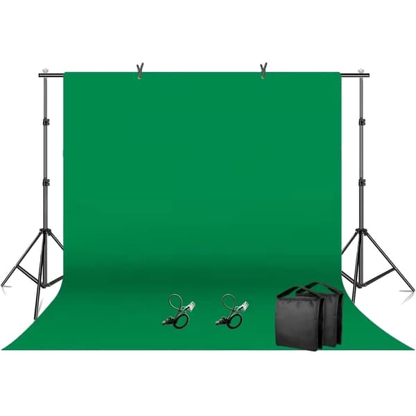 Fotografi Baggrunds Kit, 3 Farvevalg, Flere Størrelser,200x300cm, Hvid sæt