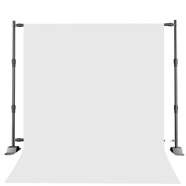 Fotografi Baggrunds Kit, Justerbar Højde, Ensfarvede Muligheder,2,4x3M, Med grå stof