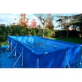 Miniatyrbild 3 av 4: Pool cover - Ospecificerad - 6x10m - Blå - Lätt att installera - Skydd mot löv