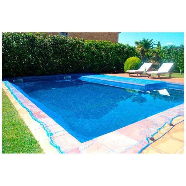 Pool cover - Ospecificerad - 6x10m - Blå - Lätt att installera - Skydd mot löv