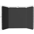 Miniatyrbild 2 av 2: Bakgrundsram, 2,4 m x 4 m dimension, hållbart polyester material,SH-BJQ-2440-B