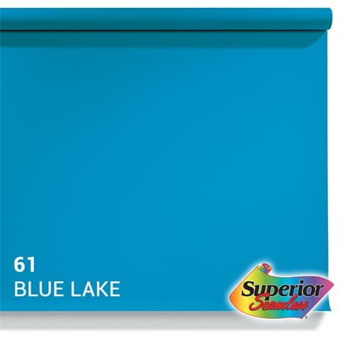 Superior Background Paper 61 Blue Lake 2.72 x 11m