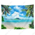 Miniatyrbild 1 av 4: TD® NEUFU 2,4x2,4m Bakgrund Island Beach Bakgrund för fotostudiofotografering