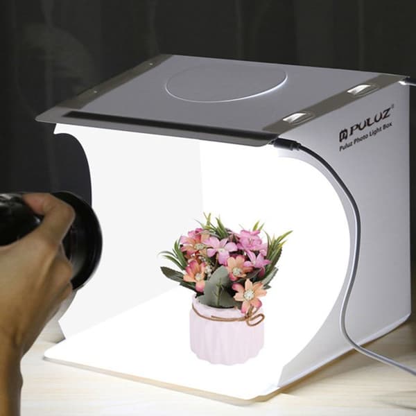 TD® portabel fotostudio led professionell liten portabel mini med lätt 20 cm vikbar låda tält kub videobox fotografering