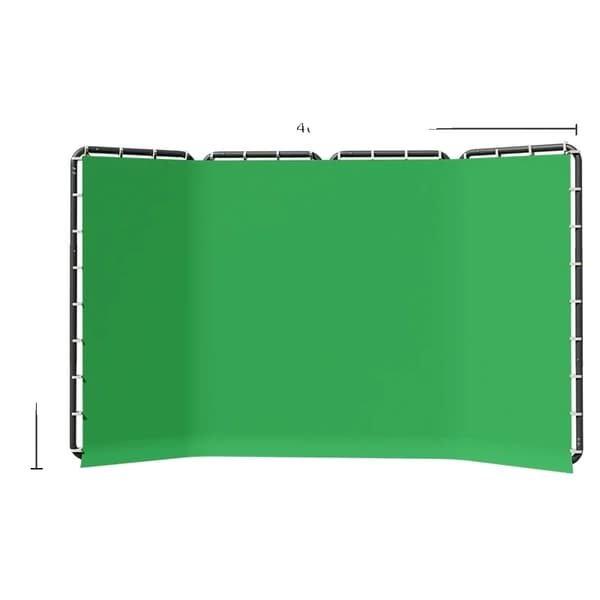 Chroma Key Bakgrund, 240x400cm Storlek, Hållbart Muslinmaterial,240x400cm Grön
