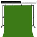 Miniatyrbild 2 av 2: Fotostudio Hjul, Flyttbara Bakgrunder, Justerbar Höjd,2x3M Grön