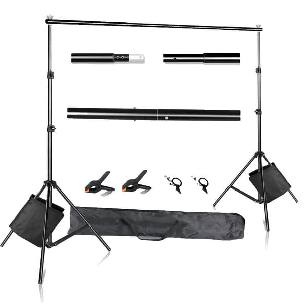 Backdrop Support System, Flerfärgs-kompatibilitet, Enkel installation,Ny lägg till sandväska, 2MX2M