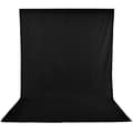 Miniatyrbild 1 av 4: Neewer Photo Studio Backdrop - 1,8 m x 2,8 m - 100 % Muslin Tyg - Svart