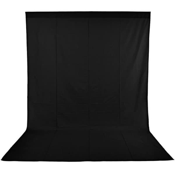 Neewer Photo Studio Backdrop - 1,8 m x 2,8 m - 100 % Muslin Tyg - Svart