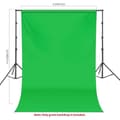 Miniatyrbild 3 av 4: Neewer 10x20 ft Bakgrund för Fotografi, Video och TV Grön