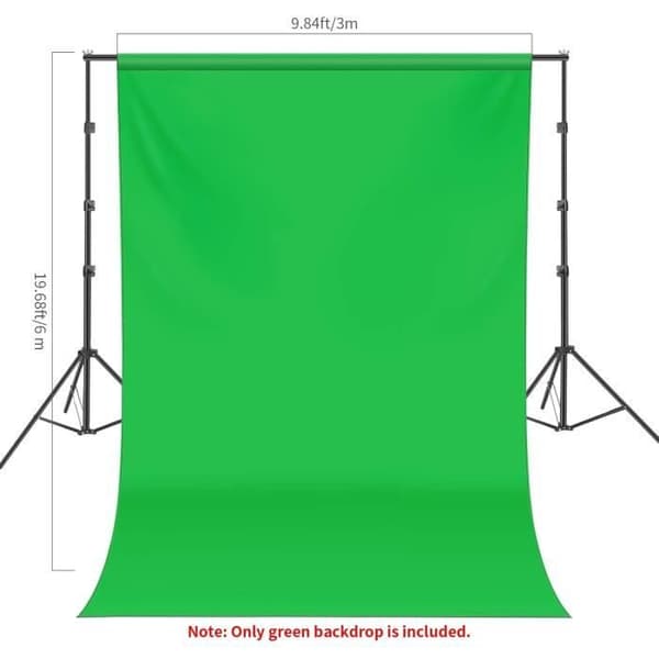 Neewer 10x20 ft Bakgrund för Fotografi, Video och TV Grön