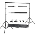 Miniatyrbillede 1 af 2: Backdrop Stand Support, Justerbar Tværstang, Sandposer Inkluderet,2,6Mx3M, Ny Fleksibel