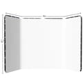 Miniatyrbild 2 av 2: Fotografi Bakgrund, 240x400cm Storlek, Handmålad Muslin,240x400cm Vit