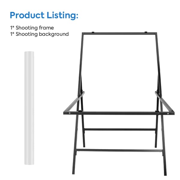Valokuvaus Alumiiniseos Taustapöytä, 60*100cm Koko, Yksivärinen PVC,valokuva-automaatti