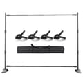 Miniatyrbild 1 av 2: Backdrop Support System, 2.4x3M Storlek, Inkluderar Klämmor,2.4x3M med klipp