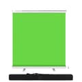 Miniatyrbillede 1 af 2: Chroma Key Baggrund, Solid Farve Muslin Materiale, Bærbar og Holdbar Design,150 cm