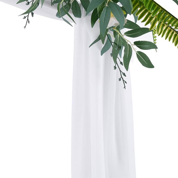 Bryllupsbue Draperier, Gennemsigtig Chiffon, 70 x 550 cm, Elegant Baggrund,70x550CM