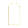 Miniatyrbild 2 av 2: Bröllopsmetallbåge Bakgrund, Elegant Design, Lätt Montering,Guld, 2,18 m
