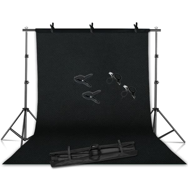 Fotobakgrundstativ, justerbar höjd, grönt skärmsupport, Kit 2, 2600x3000