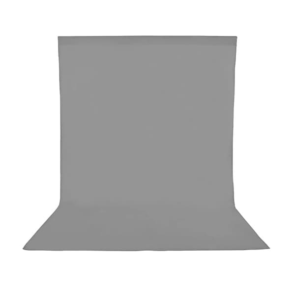 Fotobakgrunder, muslinbomullsmaterial, kompatibelt med kromakey, 4000x3000, Grå