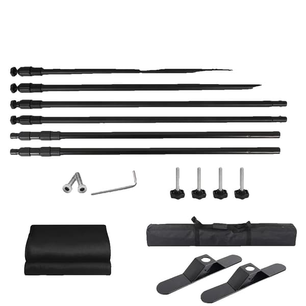 Bakgrundsställning, dubbelkorsstångsdesign, grönt skärmsstöd,SH-BJJ-2430-11