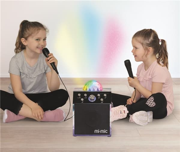 Karaoke BT Discokula med 2 Mikrofoner