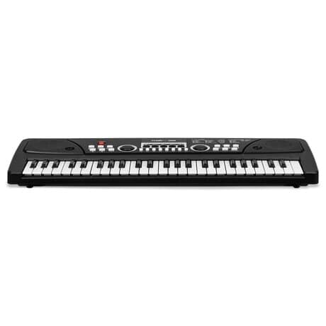 Max KD49 elektroniskt Keyboard, 49-tangenter med batteri, Svart