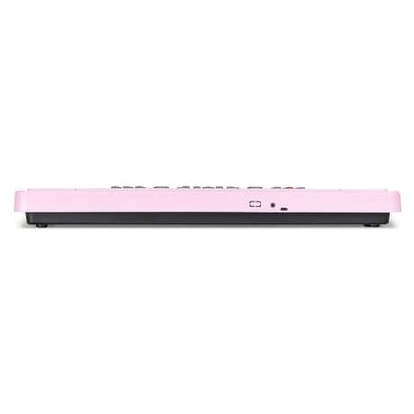 Easy-to-use Max keyboard med 49 tangenter, Rosa Max KD49P elektroniskt Keyboard, 49-tangenter med batteri, Rosa