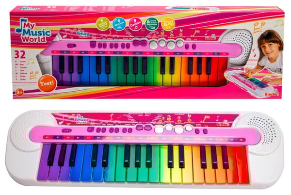 My Music World Keyboard Regnbue