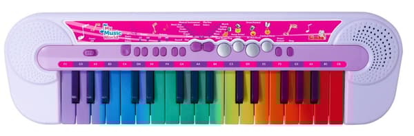 My Music World Keyboard Regnbue